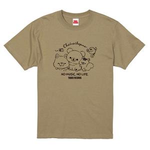 Rilakkuma × TOWER RECORDS コラボTシャツ 2021 サンドカーキ Mサイズ...