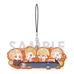 東京リベンジャーズ わちゃっと ラバーストラップ A.花垣武道&佐野万次郎&龍宮寺堅&松野千冬 Accessories