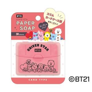 BT21 カードケース型紙せっけん レッド Ac...の商品画像
