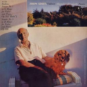 ヨーゼフ・シゲティ ブラームス: ヴァイオリン・ソナタ第1番「雨の歌」、第3番＜限定生産盤＞ LP