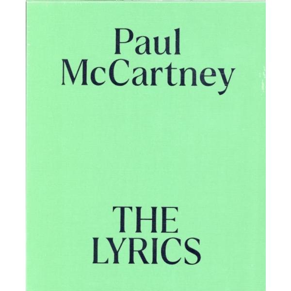 Paul McCartney THE LYRICS Book