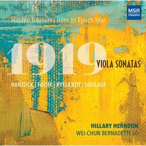 Herndon & Wei-Chun Burnadette Lo / 1919 Viola Sonatas