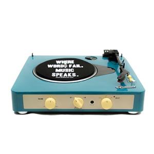 BRAD RETRO RECORD PLAYER/GREEN Accessories