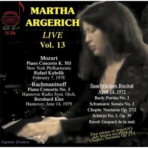 マルタ・アルゲリッチ マルタ・アルゲリッチLIVE 第13集 CD