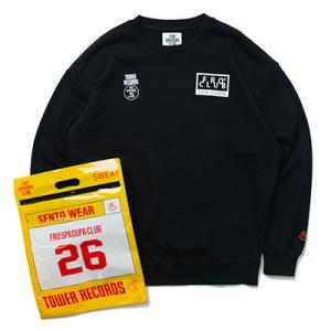 FREAK'S STORE × FROCLUB × TOWER RECORDS FROスウェット A ブラック XLサイズ Apparel｜tower