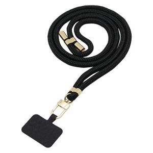 Melia スマートフォン用ショルダーストラップ ブラック Accessories