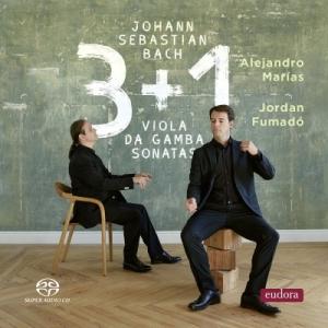 アレハンドロ・マリアス J.S.バッハ: 3+1 - ヴィオラ・ダ・ガンバ・ソナタ集 ［SACD H...