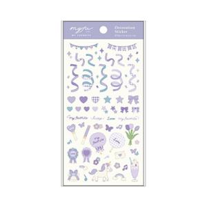 myfa デコレーションシール ライラックパープル Accessories