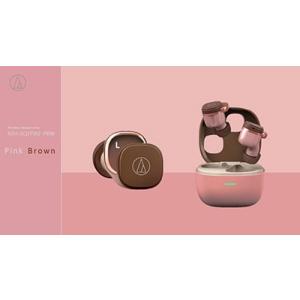 audio-technica 完全ワイヤレスイヤホン ATH-SQ1TW2/Pink Brown H...