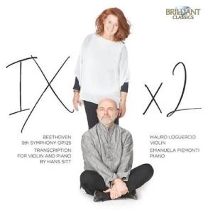 マウロ・ログエルチョ ベートーヴェン:交響曲第9番 ヴァイオリン&amp;ピアノ版(ハンス・ジット編) CD