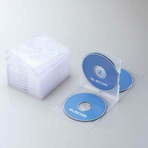 ELECOM CD/DVDケース(4枚収納)(5パック)/クリア Accessories