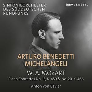 アルトゥーロ・ベネデッティ・ミケランジェリ モーツァルト:ピアノ協奏曲第15番/第20番 CD