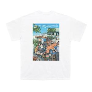 CITY POP on VINYL2023 Official Tシャツ(ホワイト) Mサイズ Apparel｜tower