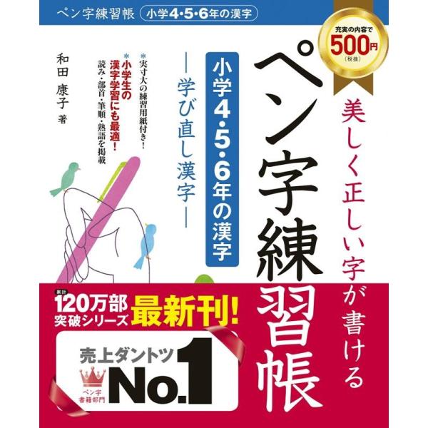 和田康子 美しく正しい字が書けるペン字練習帳小学4・5・6年の漢字 学び直し漢字 Book