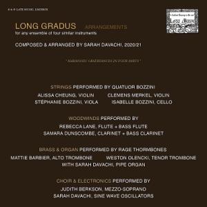 Sarah Davachi Long Gradus (Deluxe Edition) CD