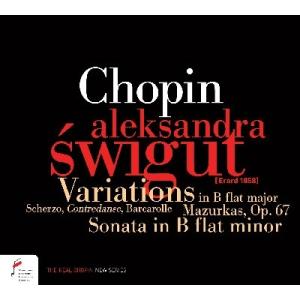 アレクサンドラ・シフィグト ショパン: ピアノ・ソナタ第2番、ラ・チ・ダレム変奏曲 CD