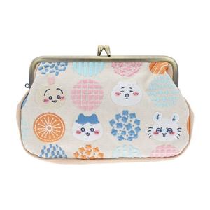 ちいかわ 畳刺繍がま口ポーチ/ベージュ Accessories