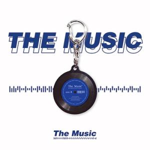 ミュージックキーホルダー レコード【ver2.0】ブルー(Blue) Accessories