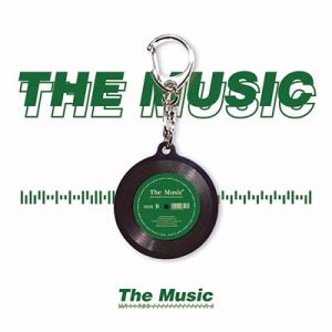 ミュージックキーホルダー レコード【ver2.0】グリーン(Green) Accessories