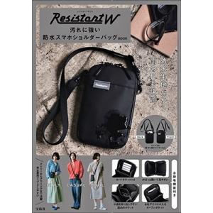 Resistant W 汚れに強い防水スマホショルダーバッグBOOK Book