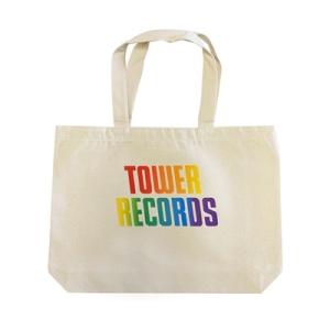 TOWER RECORDS トートバッグ RAINBOW ナチュラル Accessories｜tower