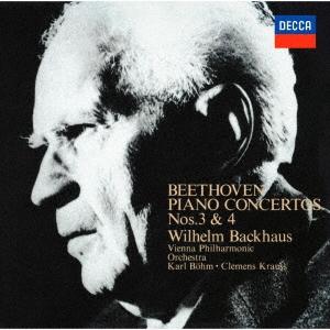 ヴィルヘルム・バックハウス ベートーヴェン:ピアノ協奏曲第3番・第4番(モノラル) SHM-CD
