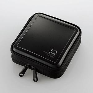 ELECOM Blu-ray/CD/DVD対応 ファスナーケース 32枚収納/ブラック Access...