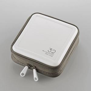 ELECOM Blu-ray/CD/DVD対応 ファスナーケース 32枚収納/ホワイト Access...