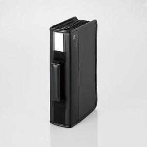 ELECOM Blu-ray/CD/DVD対応 ファスナーケース 96枚収納/ブラック Access...