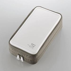 ELECOM Blu-ray/CD/DVD対応 ファスナーケース 112枚収納/ホワイト Acces...