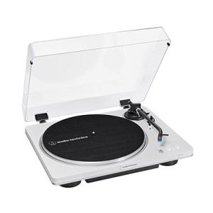 audio-technica ベルトドライブターンテーブル AT-LP70X ホワイト/シルバー A...