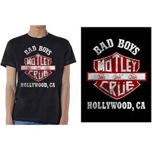 Motley Crue Motley Crue Bad Boys Shield T-Shirt/Sサ...