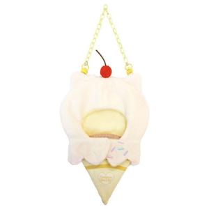 つれぬい おばけアイス ねこイエロー ぬいぐるみ用ポーチ Accessories