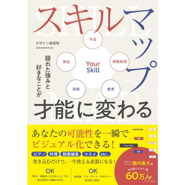 デザイン研究所 隠れた強みと好きなことが才能に変わる スキルマップ Book