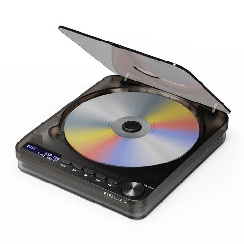 RELAX PIXEL TUNES Bluetooth CDプレーヤー ウォームグレー Access...