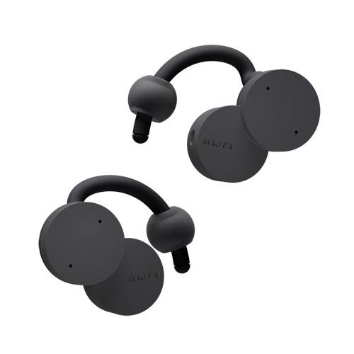 nwm DOTS 完全ワイヤレス 耳スピーカー チャコールブラック Headphone/Earpho...