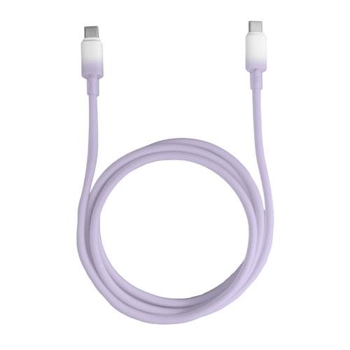 Sheer カラー Type-C/Type-Cケーブル ダスティパープル Accessories