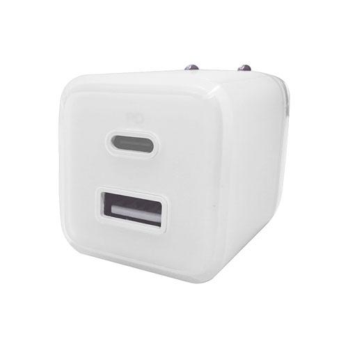 Sheer カラー PD対応AC充電器 Type-C/1USB 30W ホワイト Accessori...