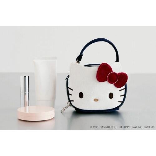 HELLO KITTY × BRILMY リップが縦に収納できる ズボラに優しいミニコスメポーチ B...