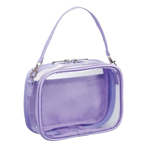 Myfa デコレーションボックスポーチ ミニ・ワイド/ライラックパープル Accessories