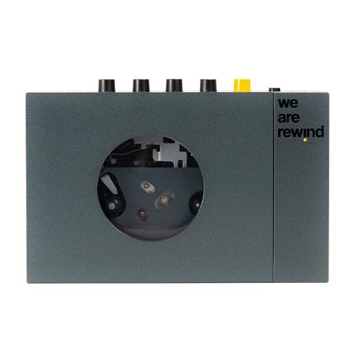 We Are Rewind WE 001 Bluetooth カセットプレーヤー/グレイ Acces...