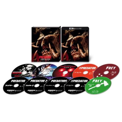 プレデター ペンタロジーBOX ［4K Ultra HD Blu-ray Disc x5+5Blu-...