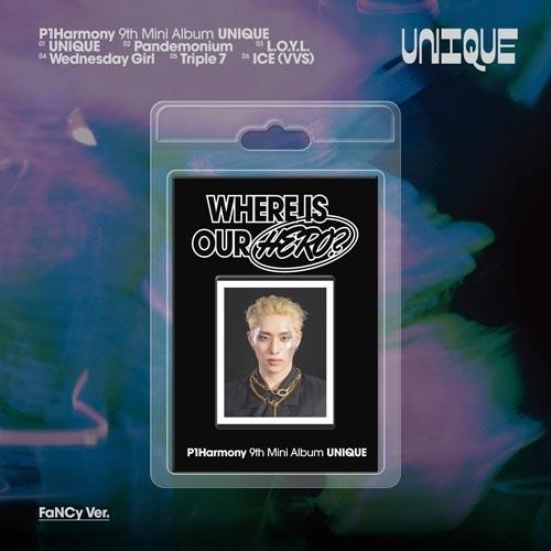 P1Harmony UNIQUE: 9th Mini Album (FaNCy Ver.)(ランダム...