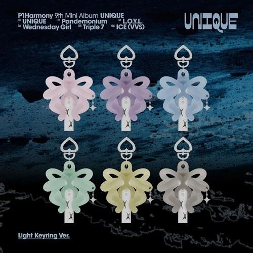 P1Harmony UNIQUE: 9th Mini Album (Light Keyring Ve...