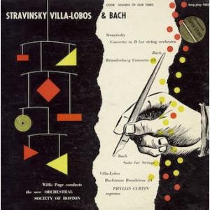 ウィリス・ペイジ Stravinsky, Villa Lobos and Bach CD-R