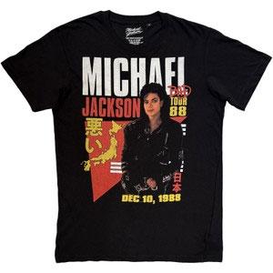 Michael Jackson Bad Tour '88 Tokyo Black Tシャツ Mサイズ Apparel