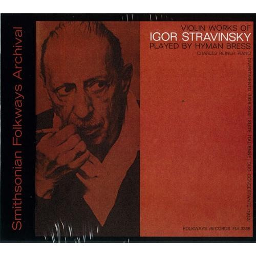 ハイマン・ブレス Violin Works of Igor Stravinsky CD-R
