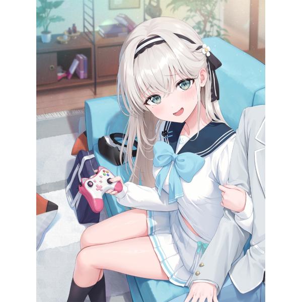 神無フム ビビりで可愛いお嬢様と二人きりでホラゲーしたら、めちゃくちゃくっついてくる 1 Book