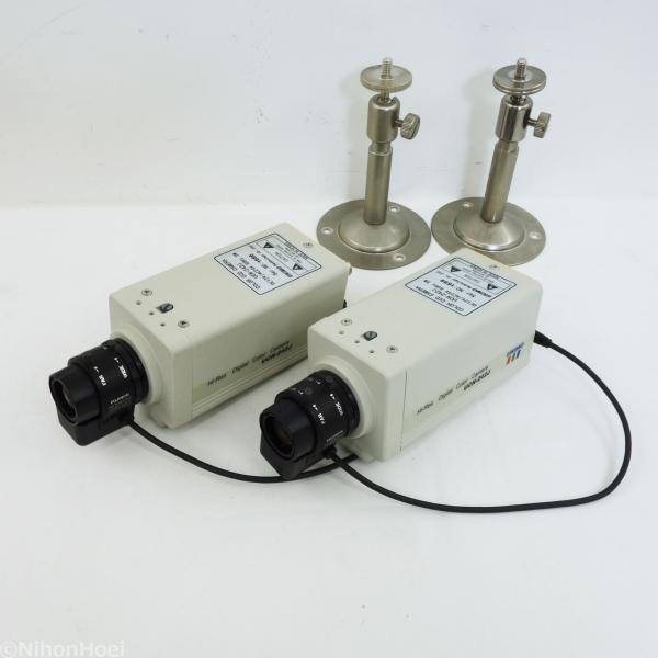 UNIMO 防犯カメラ 2台セット ◆ 幅55×奥行55×高さ120mm ◆ 取付金具 38万画素 ...
