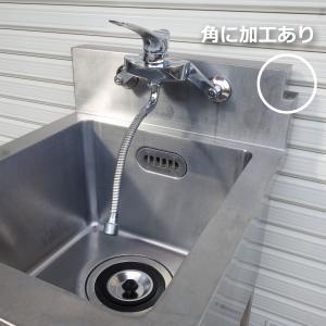 ステンレス 1槽シンク シングルレバー 混合栓...の詳細画像5